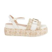 Liu Jo Beige Sandal för Kvinnor Beige, Dam