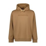 Burberry Logo Hoodie Sweatshirt Brown, Herr