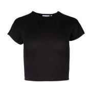 Calvin Klein Casual Bomull T-shirt Black, Dam