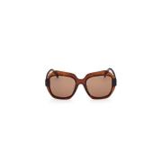 Emilio Pucci Stiliga solglasögon för kvinnor Brown, Dam