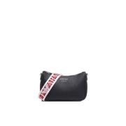 Emporio Armani Svart Baguette Mini Väska med Logotyp Black, Dam