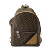 Fendi Diagonal Ryggsäck med Justerbara Remmar Multicolor, Herr