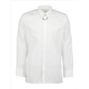 Givenchy Kedja Detalj Klassisk Skjorta White, Herr