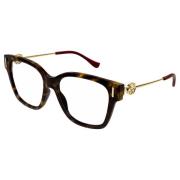 Gucci Stylish Eyewear Frames in Dark Havana Brown, Unisex