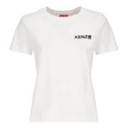 Kenzo Blommigt T-shirt White, Dam