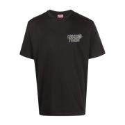 Kenzo Bomull Logo Patch T-shirt Black, Herr