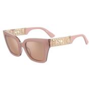 Moschino Stiliga solglasögon Mos161/S 35J/2S Pink, Dam