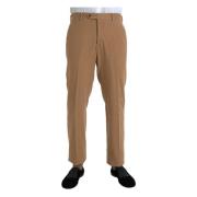 Prada Kashmir Straight Fit Dress Pants Beige, Herr