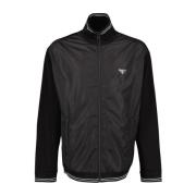 Prada Re-Nylon Windbreaker Jacka Black, Herr