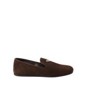 Prada Mocka Slip-On Loafers Brown, Herr