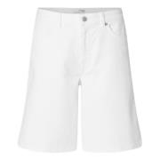 Selected Femme Vita Bermuda Shorts White, Dam