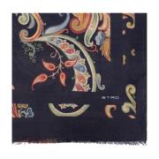 Etro Halsduk med mönster Multicolor, Dam