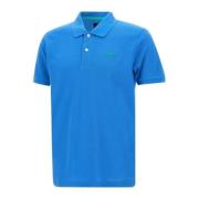 La Martina Turkos Polo Skjorta med Ikoniskt Logotyp Blue, Herr