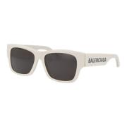 Balenciaga Stiliga solglasögon med Bb0262Sa modell White, Unisex