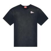 Diesel T-shirt med mini Design Studio-tryck Black, Herr