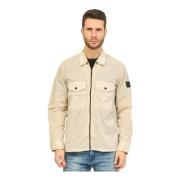 Hugo Boss Lättvikts Lovel-Zip Beige Kappa Beige, Herr