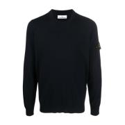 Stone Island Casual Pullover Sweater Blue, Herr