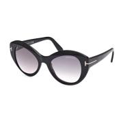 Tom Ford Guinivere Solglasögon för Kvinnor Black, Dam