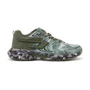 Diesel S-Serendipity Pro-X1 - Tie-dye canvas sneakers with camo sole G...