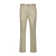 Moncler Chino Byxor Med Rak Passform Beige, Herr