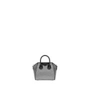 Givenchy Svart Micro Antigona Strassväska Black, Dam