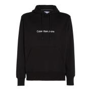 Calvin Klein Jeans Square Frequency Sweatshirt Black, Herr