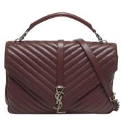 Yves Saint Laurent Vintage Pre-owned Laeder handvskor Brown, Dam