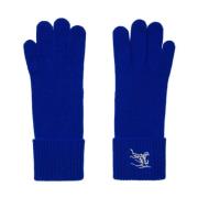 Burberry Cashmere Knight Handskar Blue, Herr