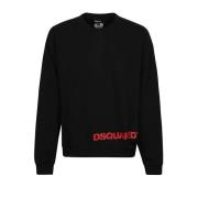 Dsquared2 Komfort Sweatshirt Black, Herr