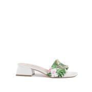 Dee Ocleppo Canvas Flat Mule Sandaler Multicolor, Dam