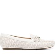 Michael Kors Beige Moc Moccasins Loafers Beige, Dam