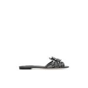 Dolce & Gabbana Bianca Slides Gray, Dam