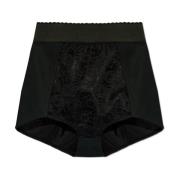 Dolce & Gabbana Högmidjade shorts Black, Dam