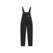 Carhartt Wip Denim Overalls Black, Dam