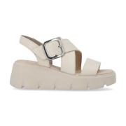 Rieker Beige Casual Platta Sandaler Kvinnor Beige, Dam