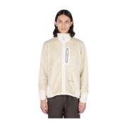 And Wander Hög Loft Fleece Jacka Beige, Herr