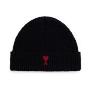 Ami Paris Hjärtvän Beanie Black, Herr