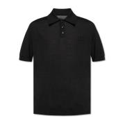 Amiri Mohair Polo Black, Herr