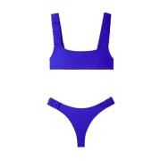 Sunnei Ruched Bikini Blue, Dam