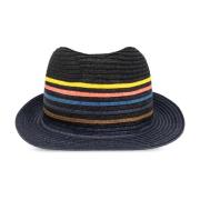 Paul Smith Randigt mönster hatt Multicolor, Herr