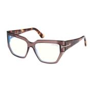 Tom Ford Blue Block Eyewear Frames FT 5951-B Brown, Unisex