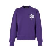 Duvetica Sporty Crewneck Sweatshirt Purple, Unisex