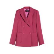 Max Mara Weekend Elegant Ull Blazer Pink, Dam