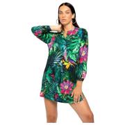4Giveness Blommig Cover Up Latino Stil Multicolor, Dam