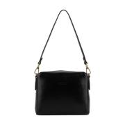 Pourchet Paris Metall Crossbody Väska Svart Envelope Black, Dam