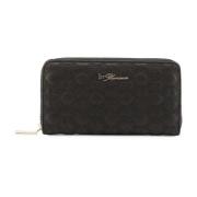 Blumarine Zip-plånbok med kreditkortshållare Black, Dam