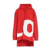 Burberry Röd Love Hooded Sweatshirt Aw23 Red, Herr