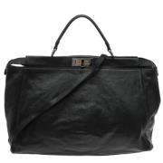 Fendi Vintage Pre-owned Laeder handvskor Black, Dam