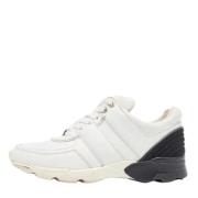 Chanel Vintage Pre-owned Laeder sneakers White, Dam