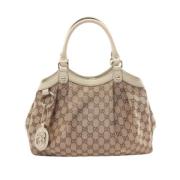 Gucci Vintage Pre-owned Laeder gucci-vskor Beige, Dam